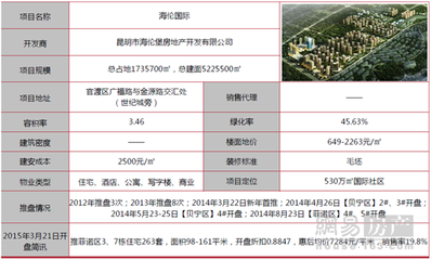 至祥開盤報告:海倫國際 綜合大盤產品豐富_網易房產云南站